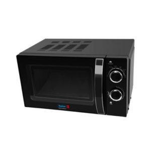 SCANFROST SFMWO20CM - 20L MICROWAVE OVEN, WITHOUT GRILL, BLACK FINISH, BLACK KNOBS, 230V,