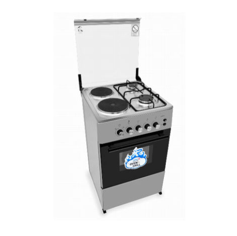 SCANFROST SFC 5222S - 2 Gas + 2 Electric
