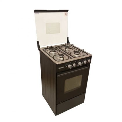 Scanfrost 50x50 4 Gas Burner Cooker with Oven - Black SFC5402B/APSCCKFG08