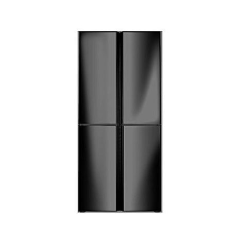 NX-450 NEXUS BLACK GLASS DOOR FRIDGE | LU GOLD STORE