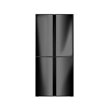 NX-450 NEXUS BLACK GLASS DOOR FRIDGE | LU GOLD STORE