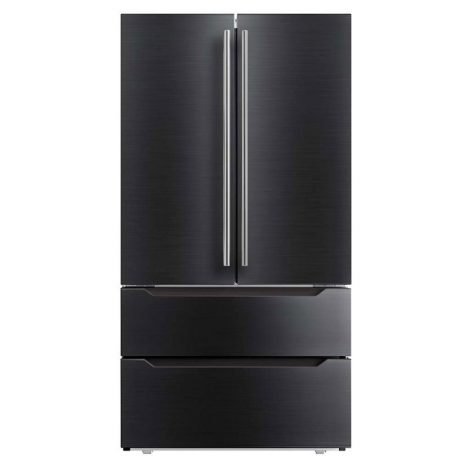 Midea 500L Black Door Refrigerator HQ 692 WEN