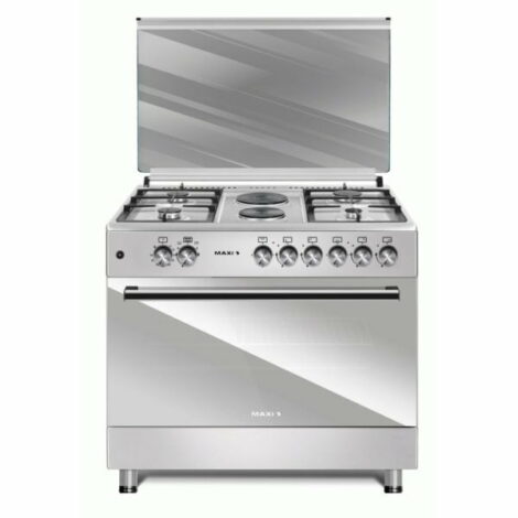 Maxi 6 Burner, 4 Gas 2 Electric Cooker 60*90 TR (4+2) Inox