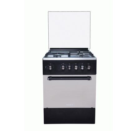 Maxi 4 Burner, 3 Gas 1 Electric Cooker 6060 TR 31 Inox Black