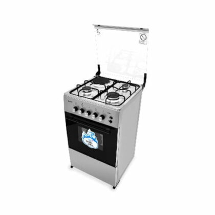 Scanfrost 50x50 3 Gas Burner + 1 Hot Plate with Gas Oven/Ignition - Grey APSCCKFG15 / SFC5312S