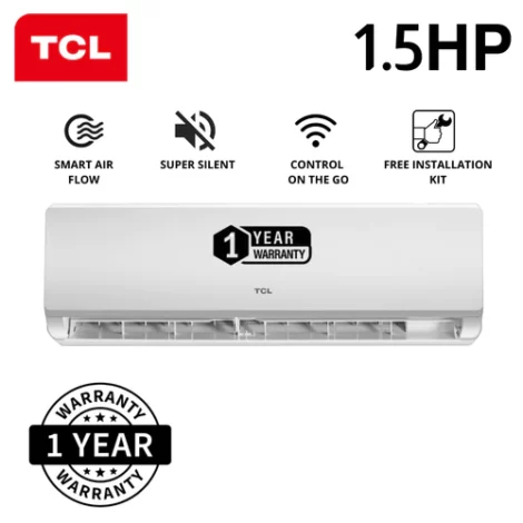 TCL 1.5HP Inverter Split AC TAC-12CSA/XAB1I/R410A - With kit