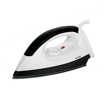 Rite-Tek Dry Iron 1000W S/Steel Sole Plate Temperature Control DI398