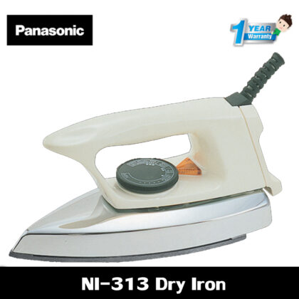 Panasonic 1000W  Stainless Metallic Design Non-Stick Iron NI-313EWTTH