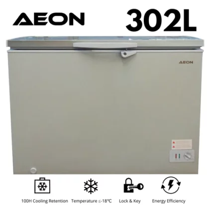 AEON 302L Single Door Freezer R600A SD GREY – ACF300GK
