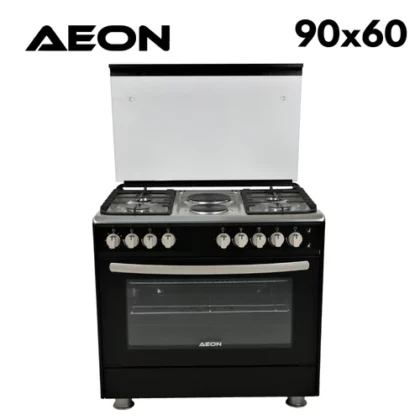 Aeon  4 Burner + 2 Electric Gas Cooker (90X60) FF9422GBZJ