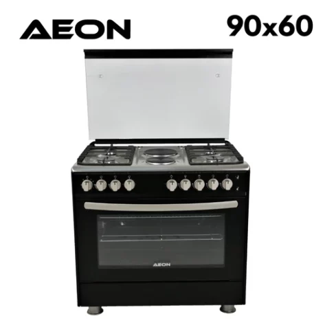 Aeon  4 Burner + 2 Electric Gas Cooker (90X60) FF9422GBZJ