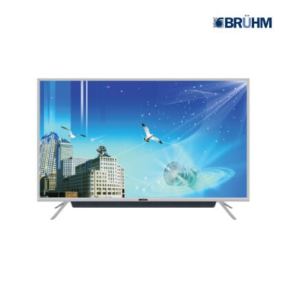 Bruhm 55'' LED  -UHD SMART OS + Steel Bezzle + Wall  BTF-55SW Bracket