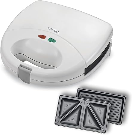 Kenwood Sandwich Maker 2 Slice with 2 plates grill waffle SMP01