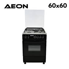 Aeon 3 Burner + 1 Electric Gas Cooker (60x60) MS600GGB(3+1)A1
