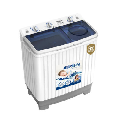 Bruhm 8Kg Semi-Automatic Washing Machine | BWT-080H