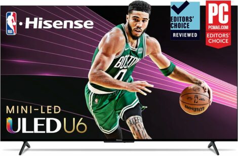 Hisense 55 Inch QLED-Smart TV 55U6K