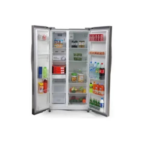 Midea 510L Refrigerator-SILVER WITH HANDLE  HC 689WEN