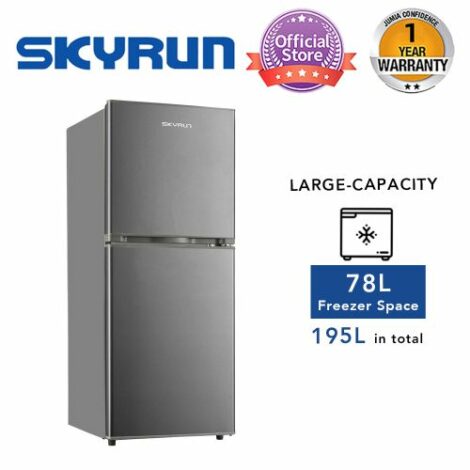 Skyrun Double Door 195L Fridge  BCD-195HS - Image 2