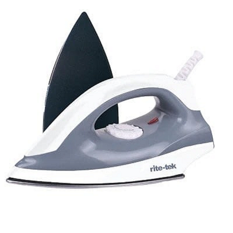 Rite-Tek Dry Iron 1000W Nonstick Sole Plate 2.3 KG Heavy  Weight DI390 - Image 2