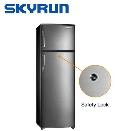 Skyrun 138L Double Door Top Mount Fridge BCD-138K - Image 2
