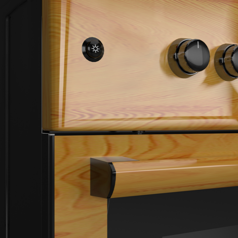 Maxi 60*60 (3+1) Burner Gas Cooker MAXI 6060(3+1) WOOD - Image 3