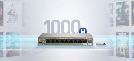 Tenda 9GE+1SFP Ethernet Switch With 8-Port PoE | TEG1110PF-8-102W