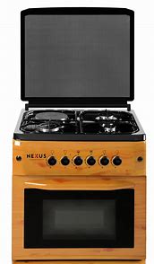 Nexus 4 Burner Turkey Gas Cooker NX-6003 (3+1) - WOOD' FINISHED
