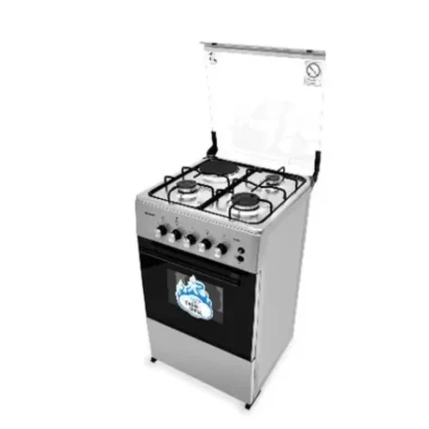 Scanfrost 50x50 3 Gas Burner + 1 Hot Plate with Gas Oven/Ignition - Grey APSCCKFG15 / SFC5312S - Image 2